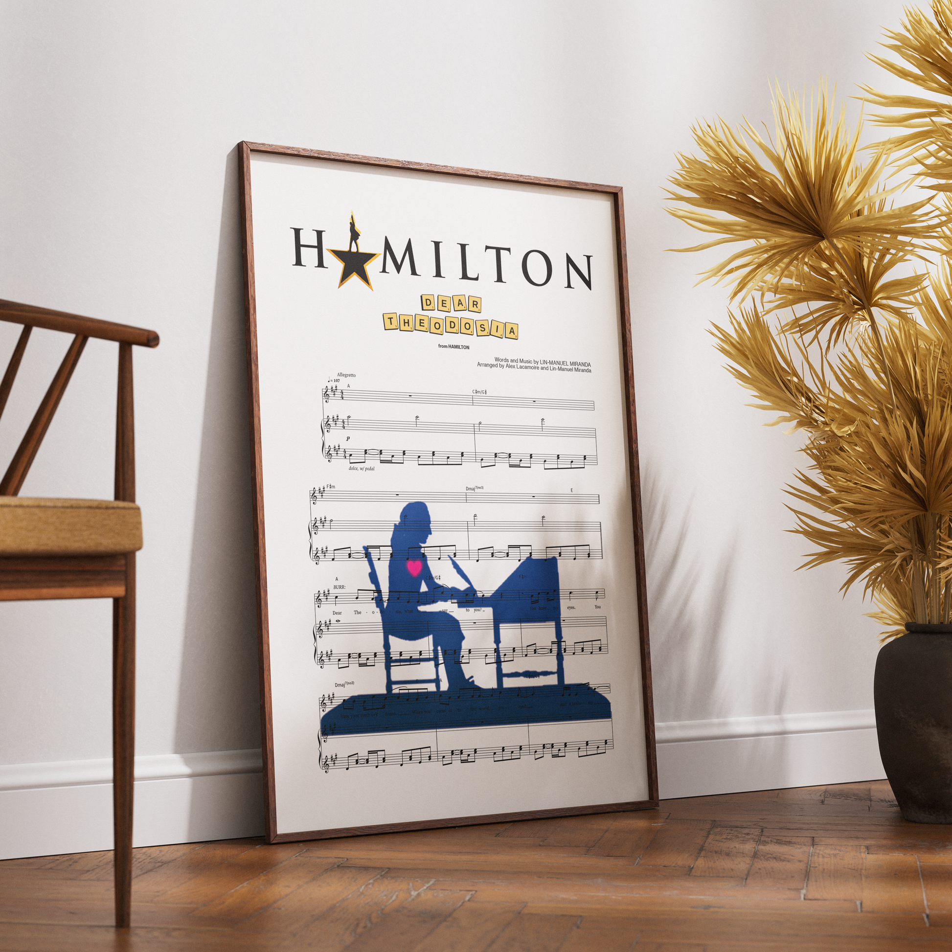 Hamilton – Dear Theodosia Musical Poster - 98types