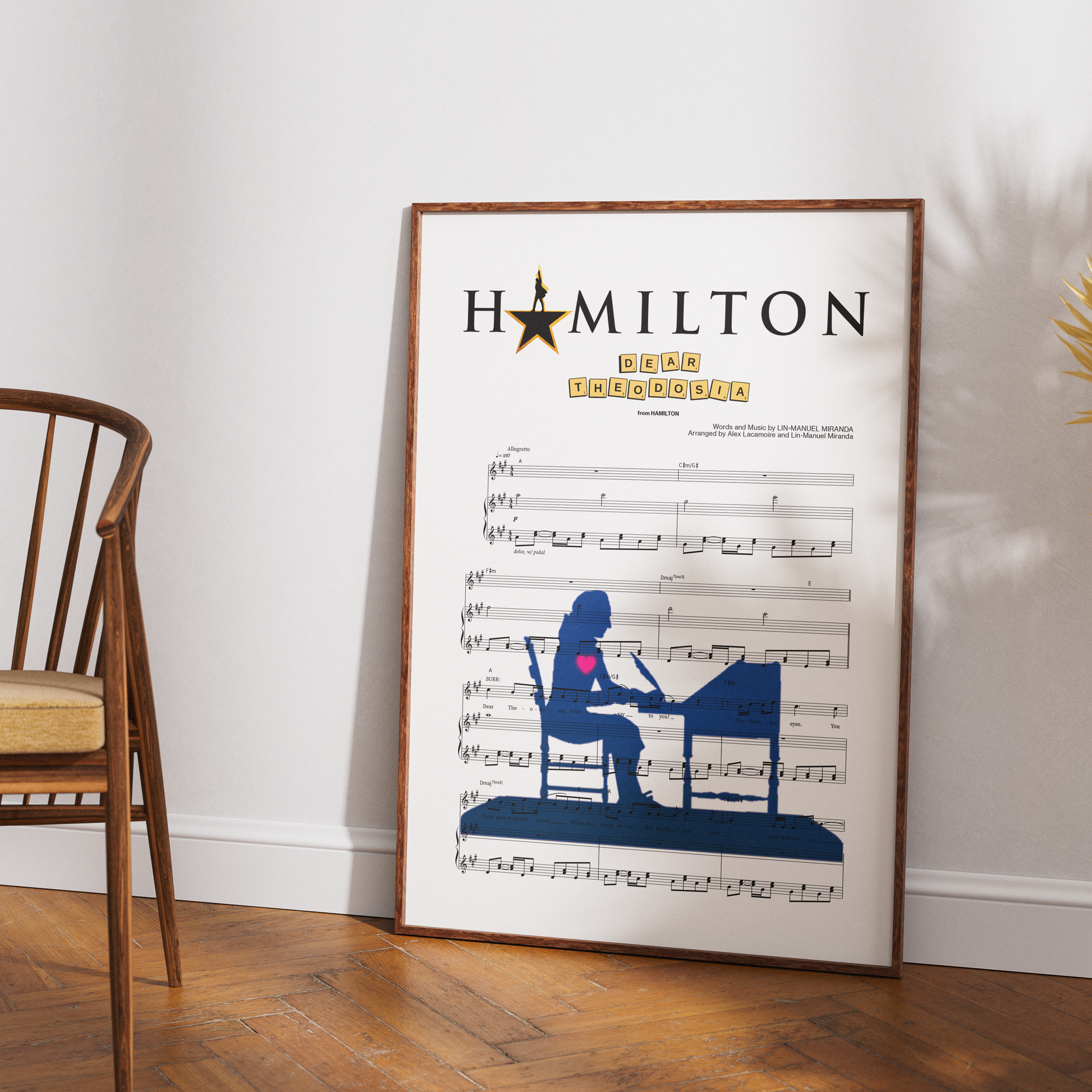 Hamilton – Dear Theodosia Musical Poster - 98types