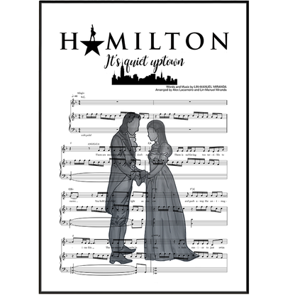 Hamilton –  It’s Quiet Uptown Musical Poster - 98types