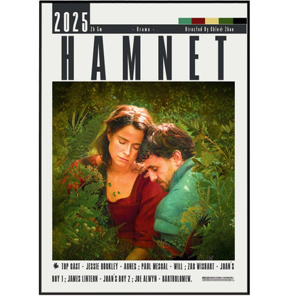 Hamnet 2025 Oscar nominated movie poster art print UK