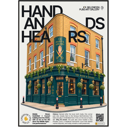 Custom London Pub Poster | Gift Idea | Favourite Pub Poster