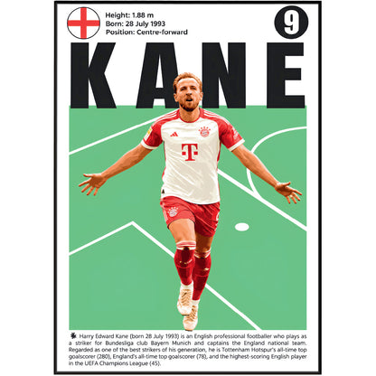 Harry Kane Poster poster print, view 2 – 98types