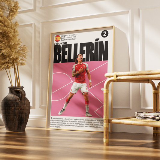 Héctor Bellerín football poster – Héctor Bellerín Arsenal Poster – 98types
