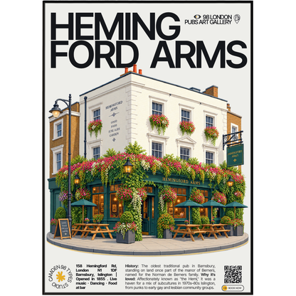 Custom London Pub Poster | Gift Idea | Favourite Pub Poster