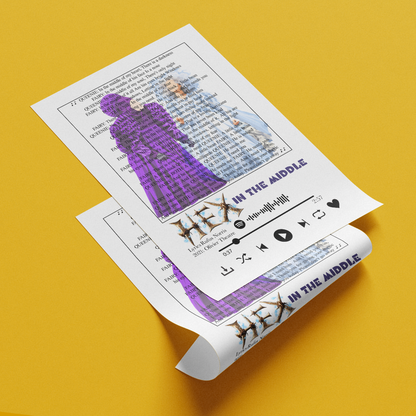 Hex — In the Middle Song Lyric Print poster print, view 3 – 98types