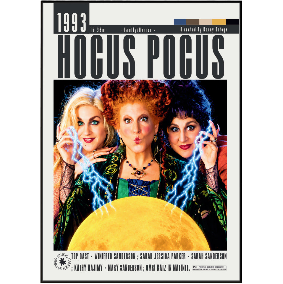 Hocus Pocus 1993 film poster wall art print by 98types