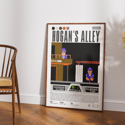 Hogan’s Alley Video Game Poster