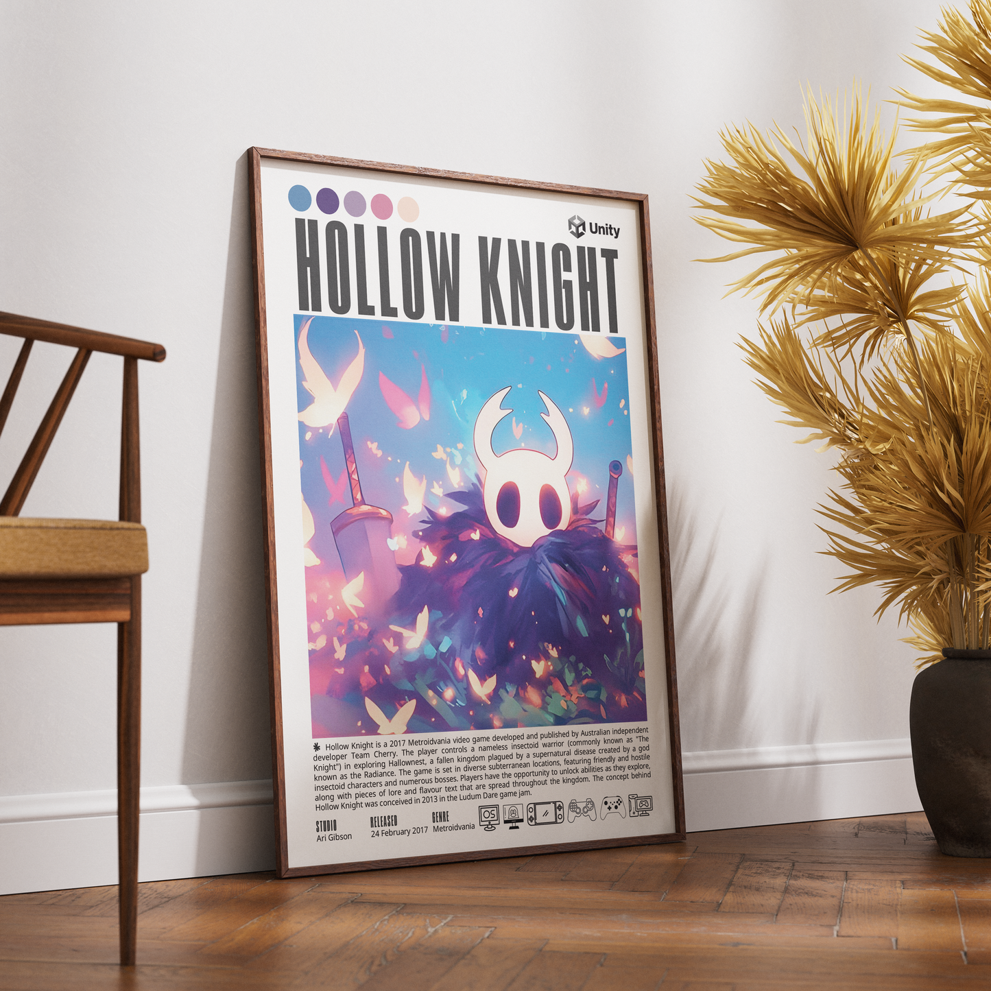 Hollow Knight Video Game Poster