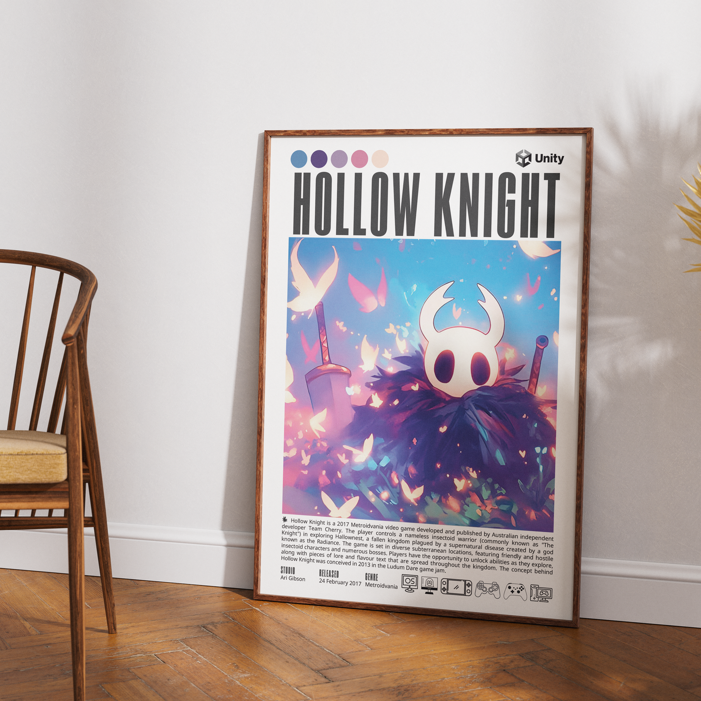 Hollow Knight Video Game Poster
