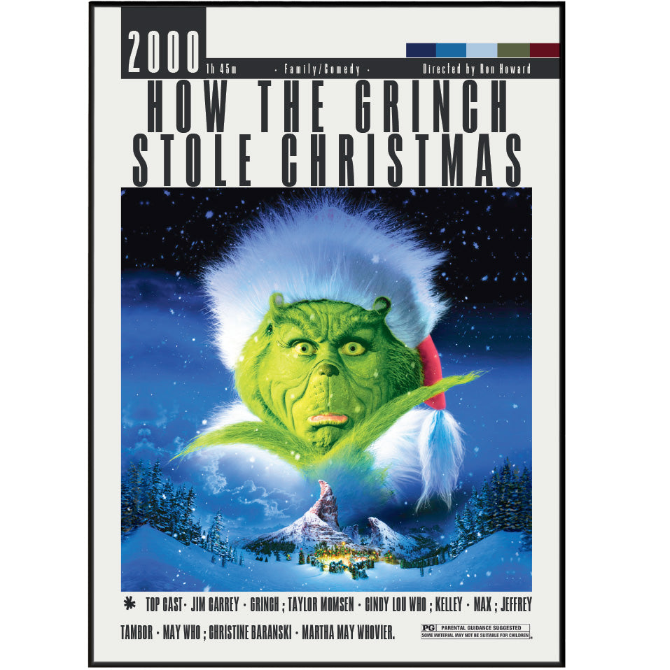 How The Grinch Stole Christmas Film Poster