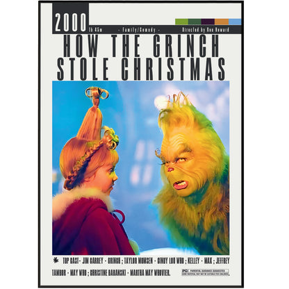 How The Grinch Stole Christmas (2000) Poster