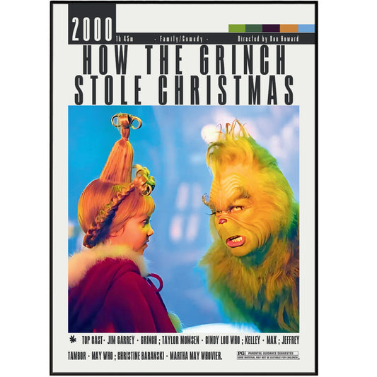 How The Grinch Stole Christmas (2000) Poster