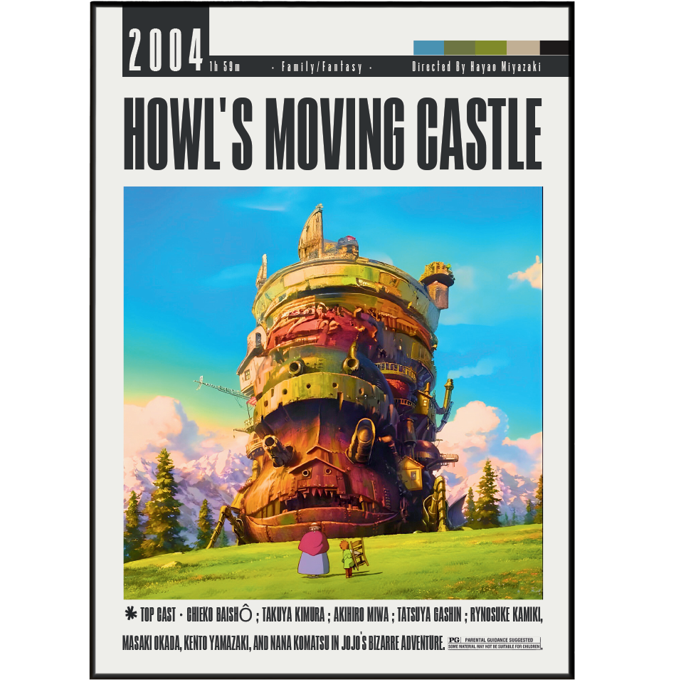Howl’s Moving Castle (2004) Movie Posters