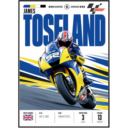 James Toseland World Superbike champion poster by 98types