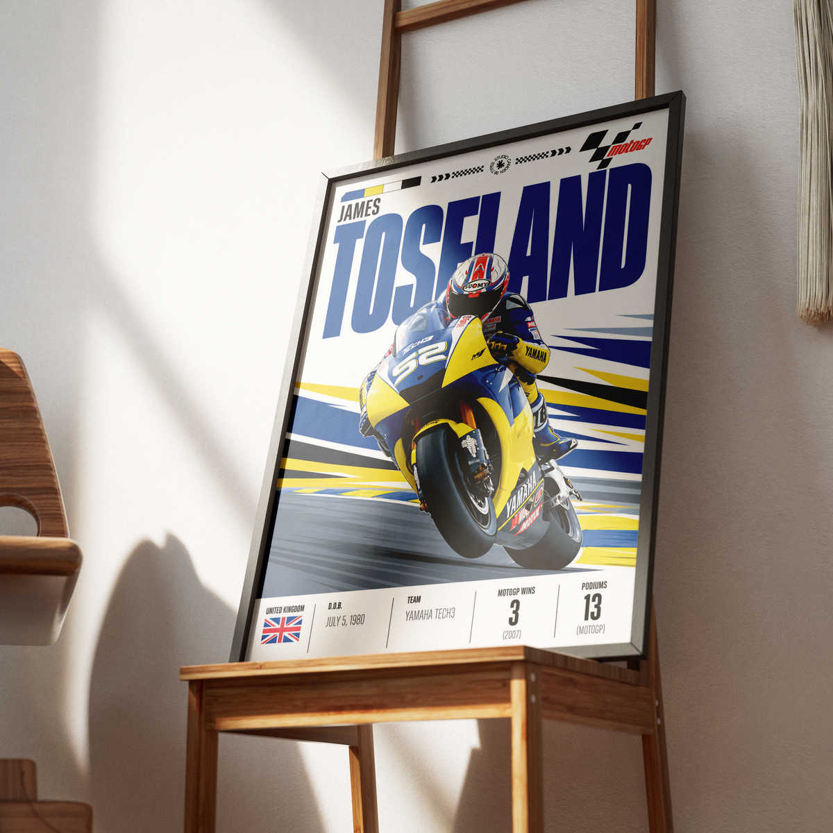 James Toseland World Superbike champion poster by 98types