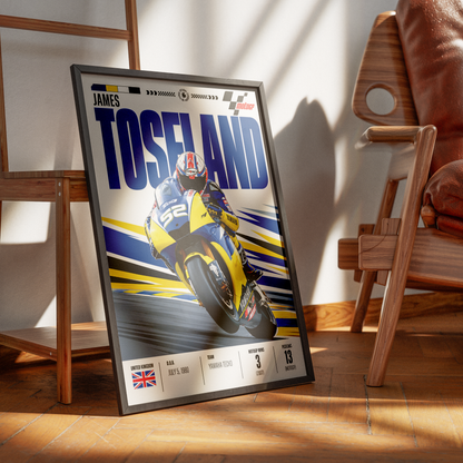 James Toseland World Superbike champion poster by 98types