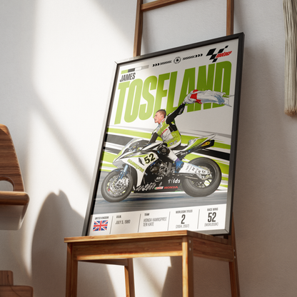 James Toseland World Superbike champion poster by 98types