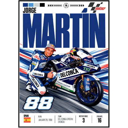 Jorge Martin Martinator #89 MotoGP world champion poster