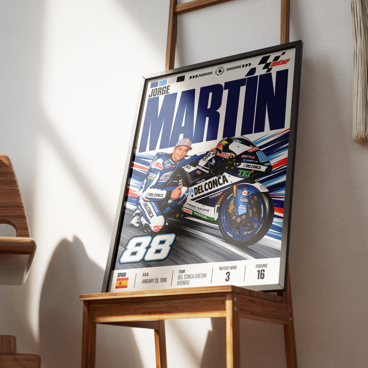 Jorge Martin Martinator #89 MotoGP world champion poster