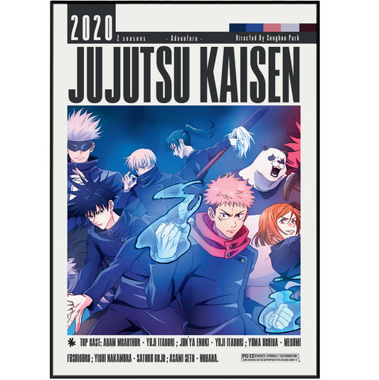 Jujutsu Kaisen 2020 Anime Poster