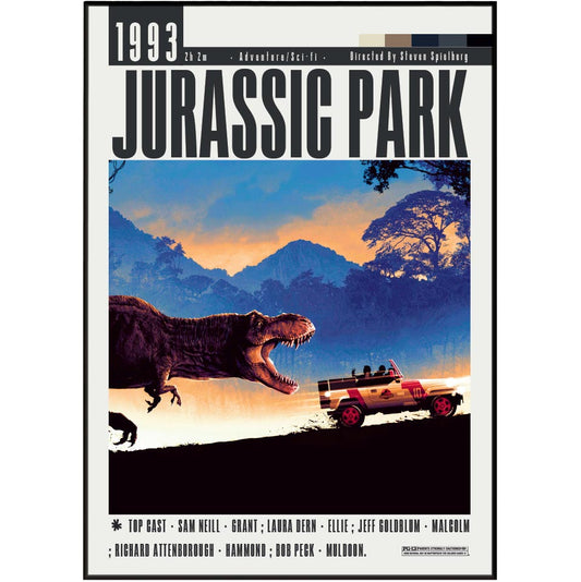 Jurassic Park | Movie Poster & Steven Spielberg Film Art