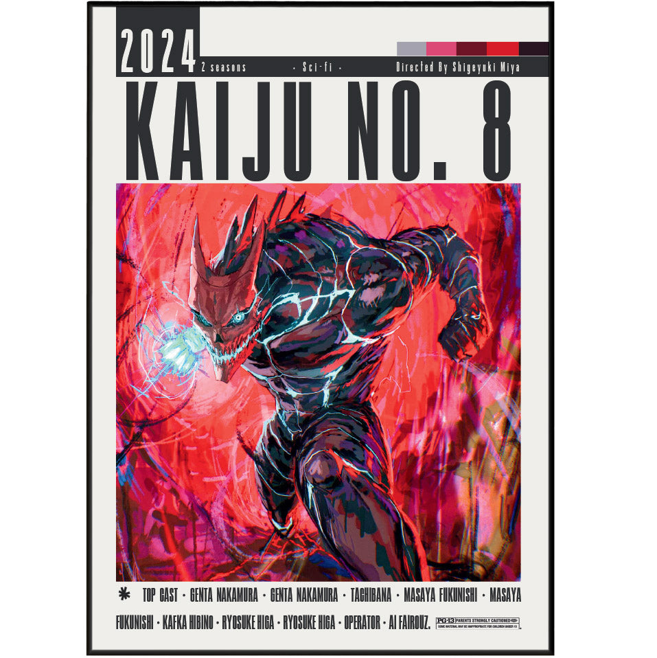 Kaiju No. 8 Anime Poster