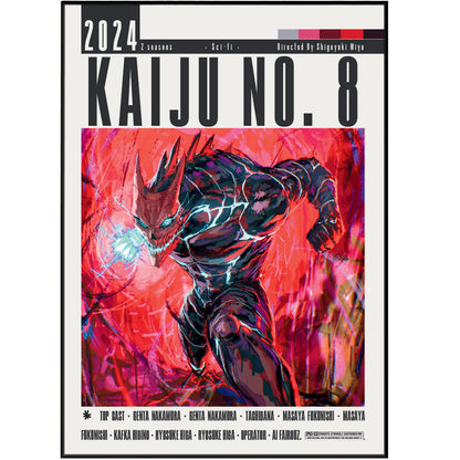 Kaiju No. 8 Anime Poster