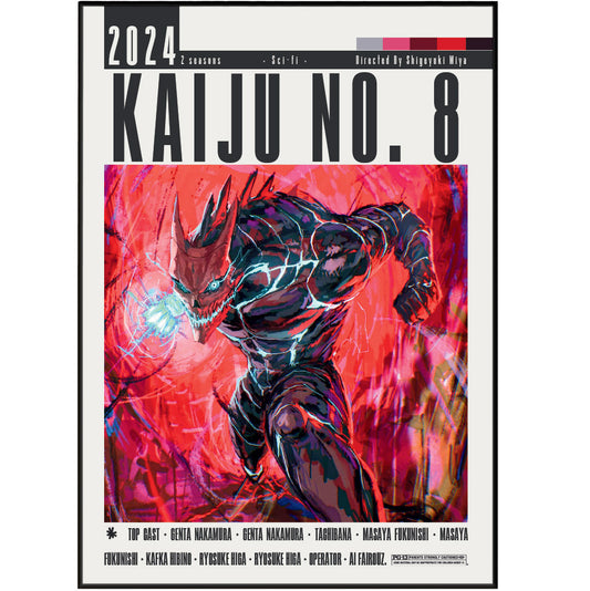 Kaiju No. 8 Anime Poster