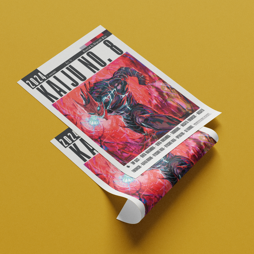 Kaiju No. 8 Anime Poster