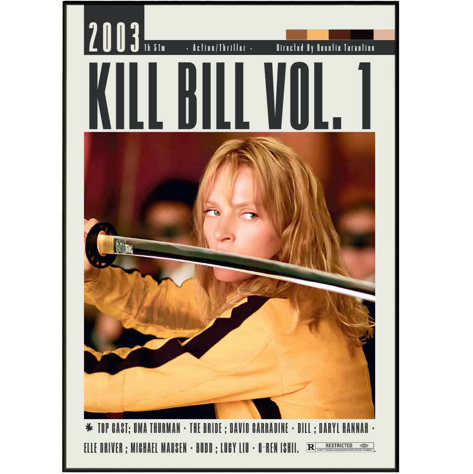 Kill Bill: Vol 1 (2003) Movie Poster