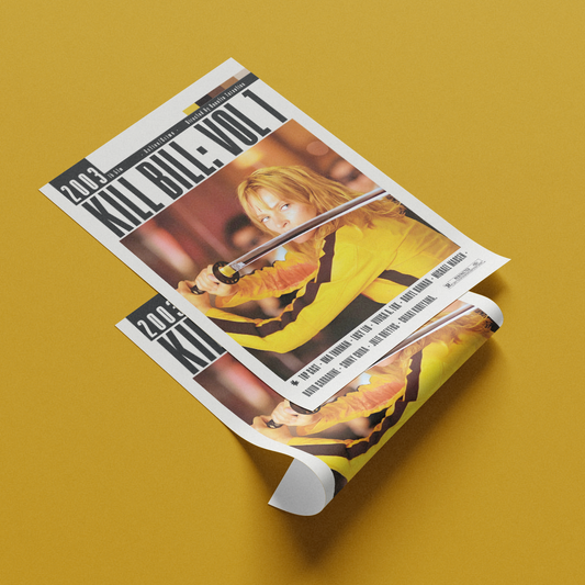 Kill Bill: Vol. 1 (2003) Film Poster | Tarantino | Wall Art Print UK - 98 Types Studio