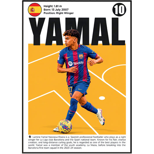 Lamine Yamal Poster poster print UK – 98types