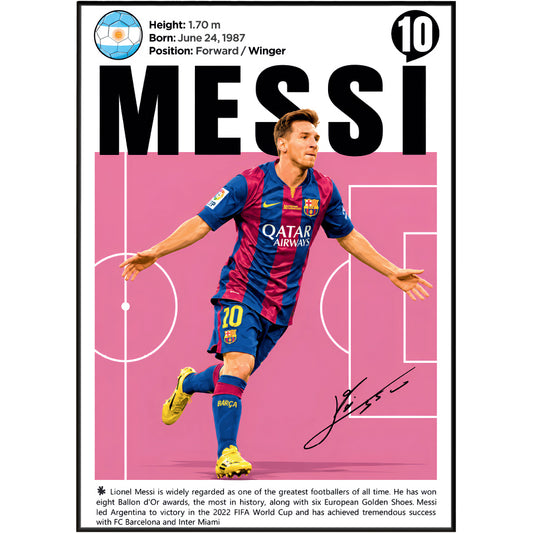 Lionel Messi Poster poster print UK – 98types