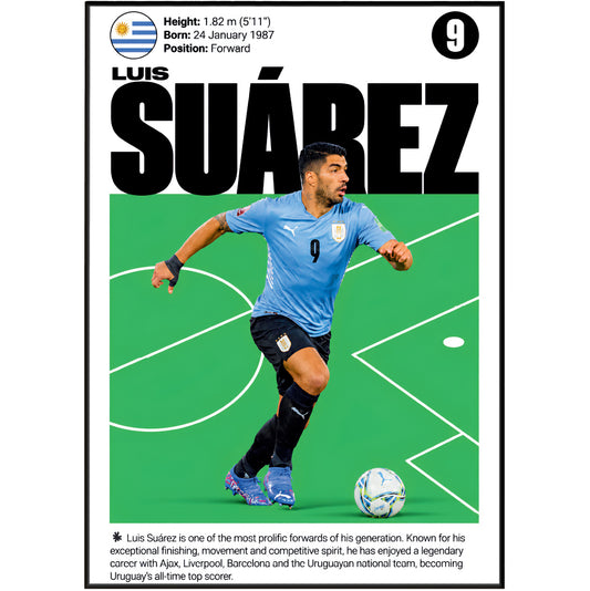 Luis Suárez football poster – Luis Suárez Football Poster – 98types