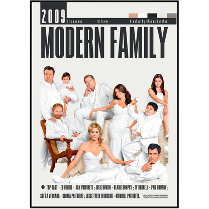 Modern Family comedy tv series poster wall art