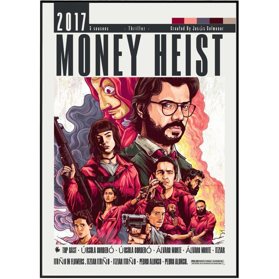 Money Heist La Casa de Papel tv series poster