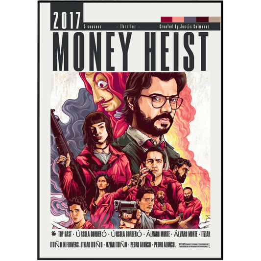 Money Heist La Casa de Papel tv series poster