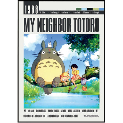 My Neighbor Totoro (1988) Studio Ghibli Movie Posters - 98types