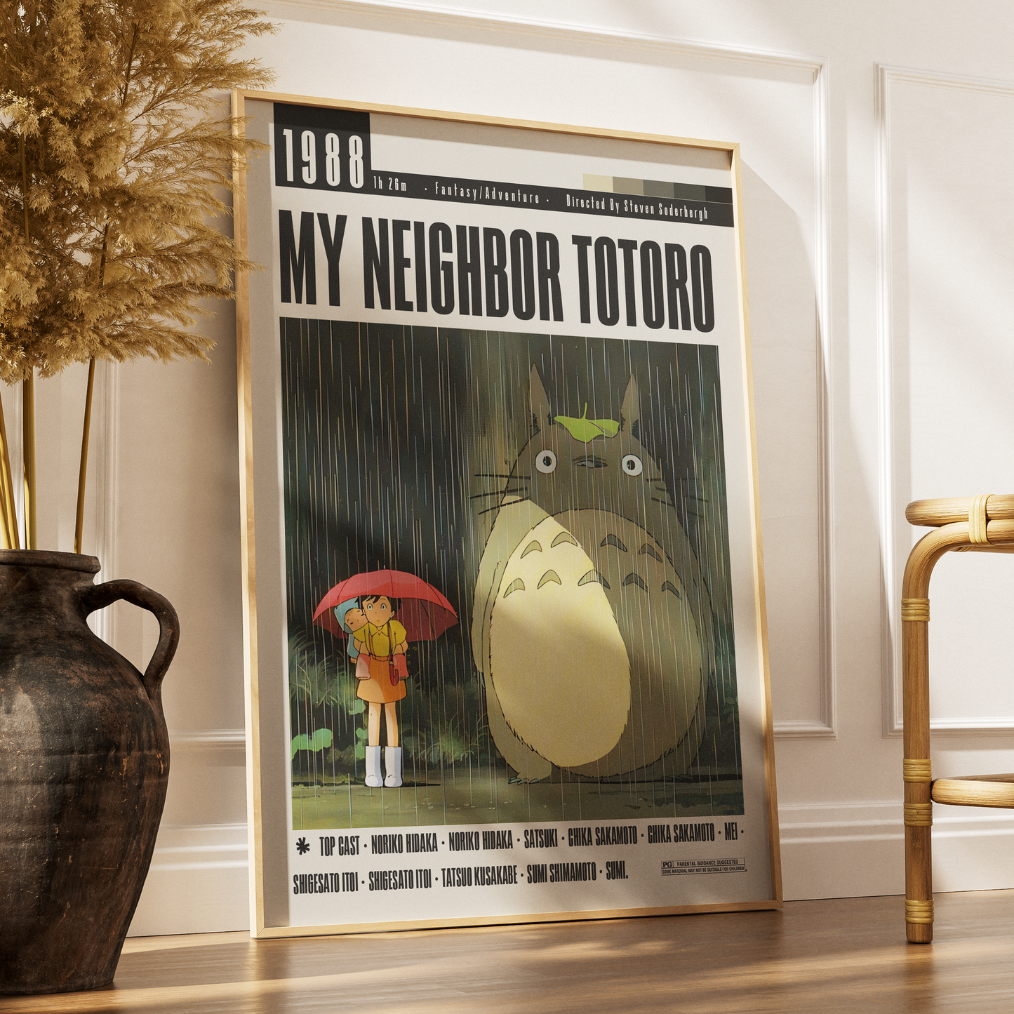 My Neighbor Totoro (1988) Studio Ghibli Movie Poster - 98types