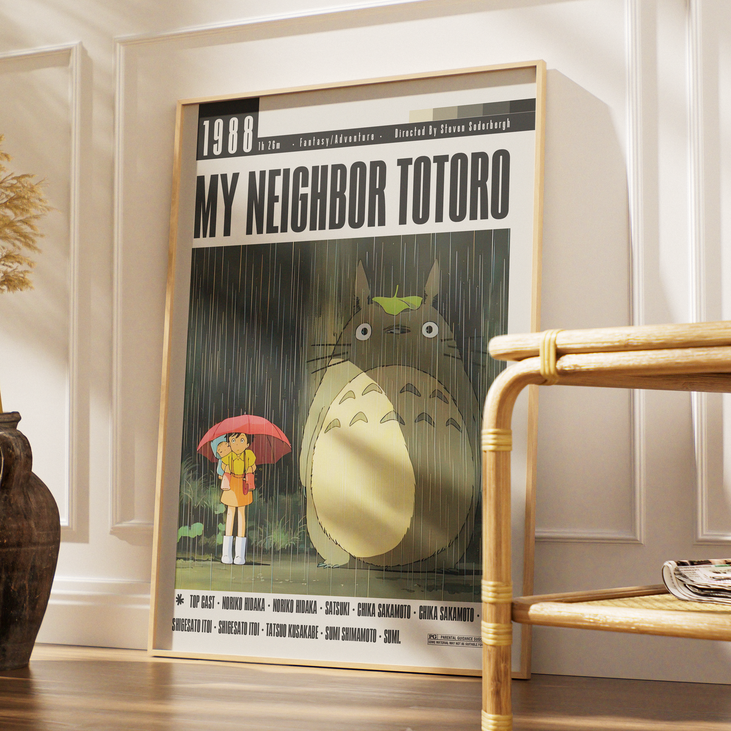 My Neighbor Totoro (1988) Studio Ghibli Movie Poster - 98types