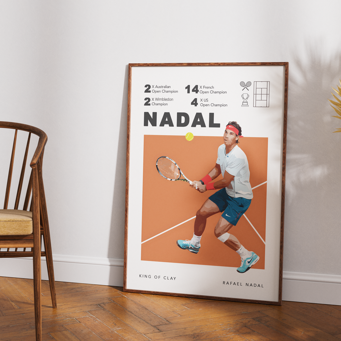 Rafael Nadal Tennis Posters