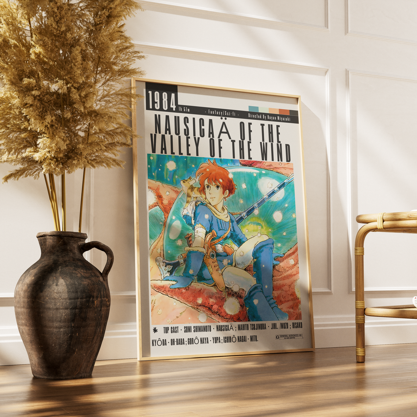 Nausicaä of the Valley of the Wind (1984) Anime Poster