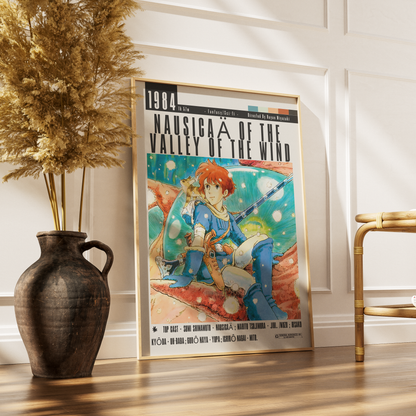 Nausicaä of the Valley of the Wind (1984) Anime Poster