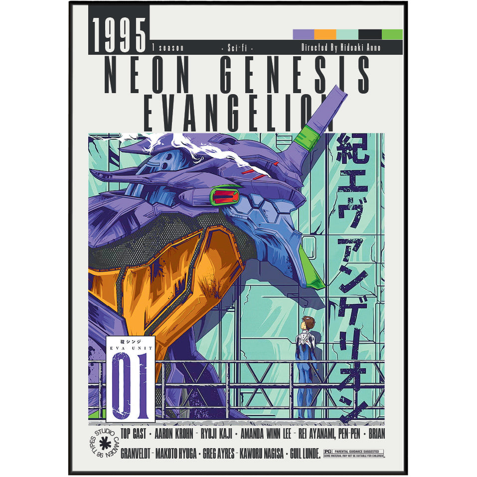 A stylized poster or cover art for Neon Genesis Evangelion: 3.0+1.