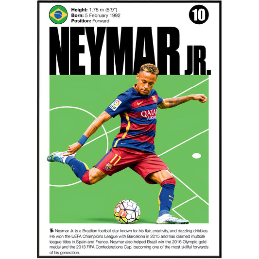 Neymar Jr Poster poster print UK – 98types