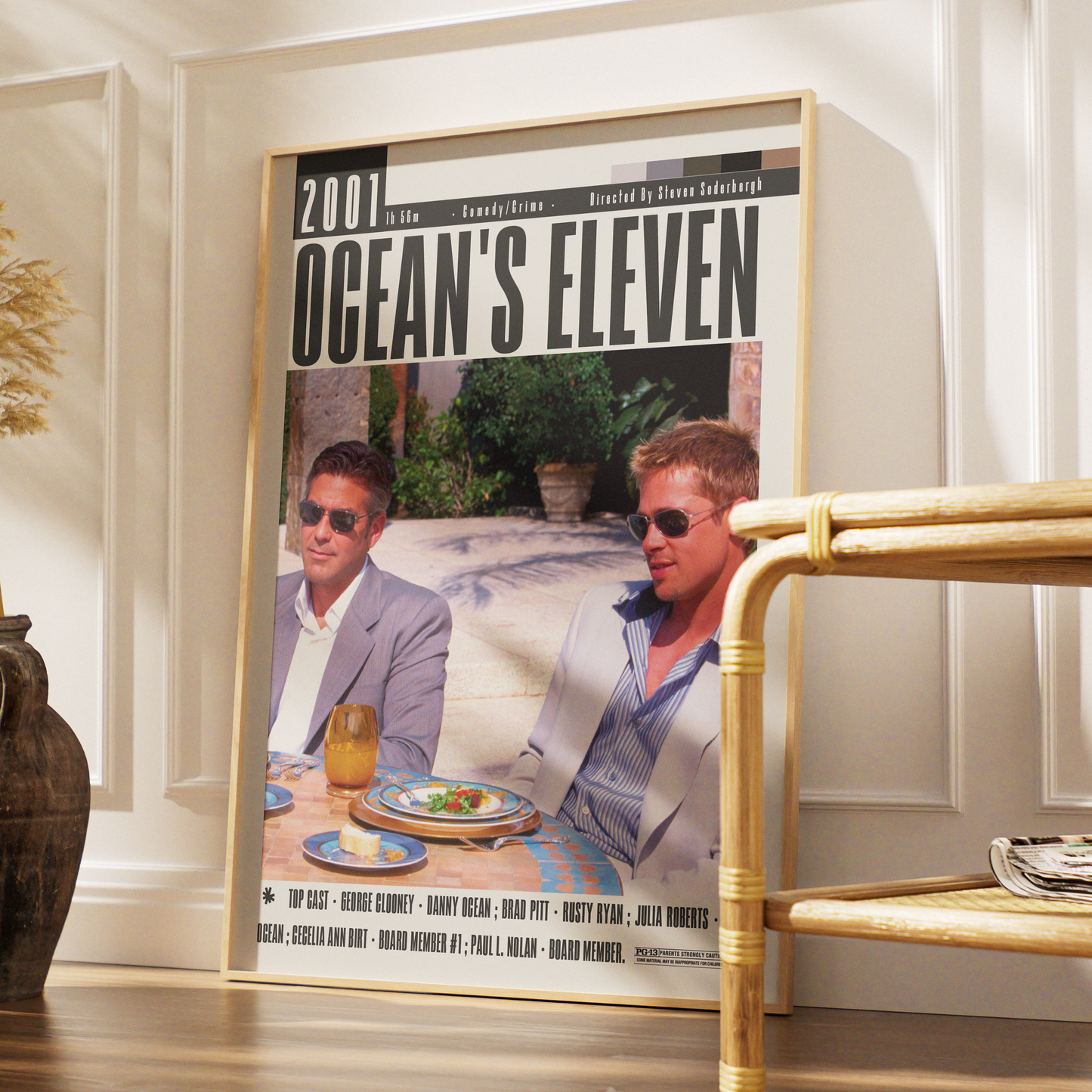Ocean's Eleven Poster | Steven Soderbergh Movies - 98types