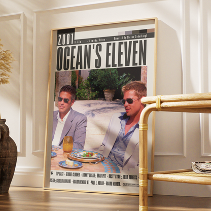 Ocean's Eleven Poster | Steven Soderbergh Movies - 98types