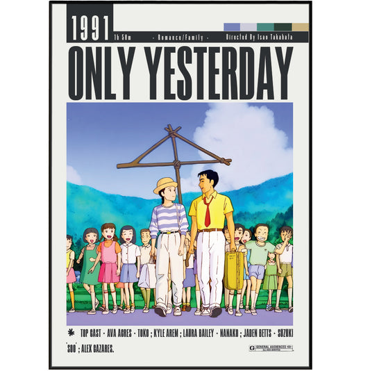 Only Yesterday (1991) Movie Poster