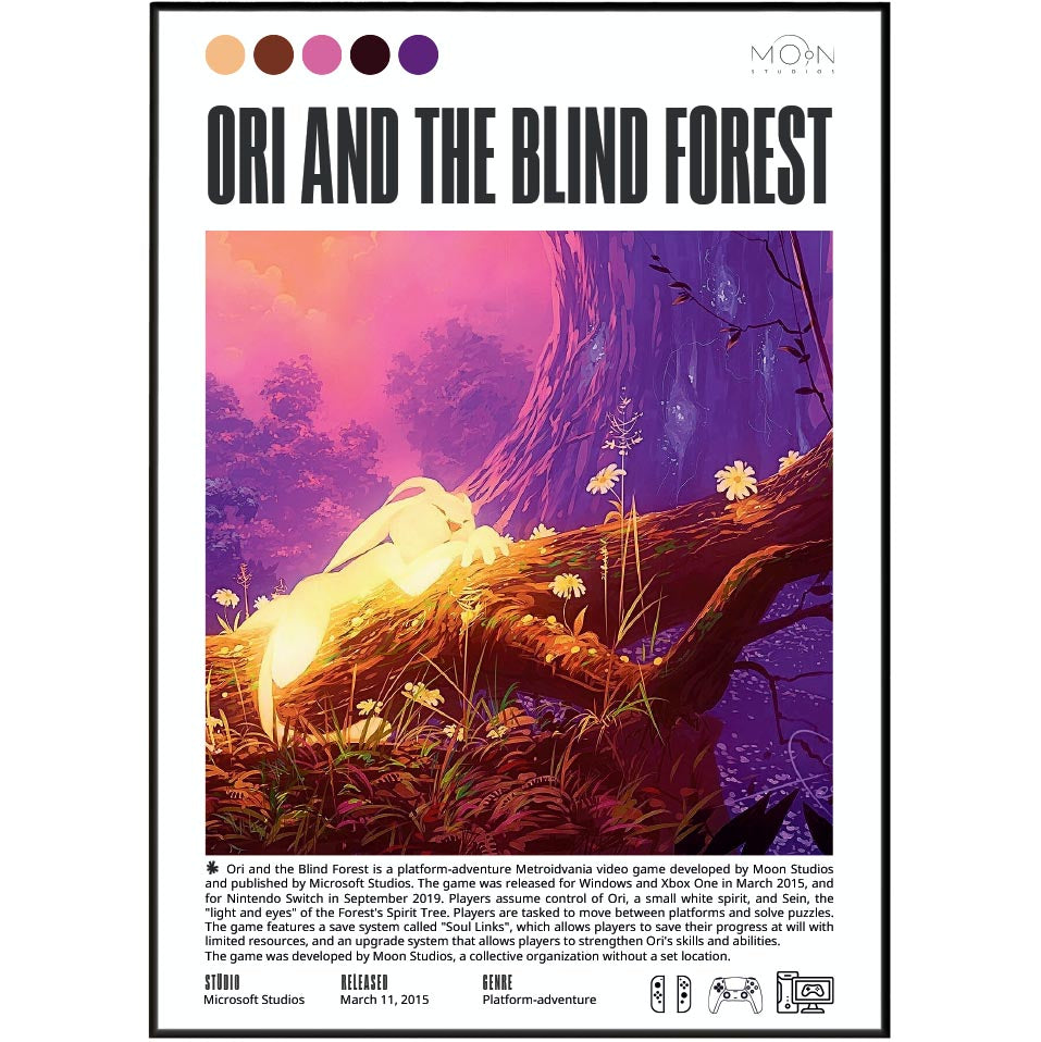 Ori and the Blind Forest | Video Game Poster