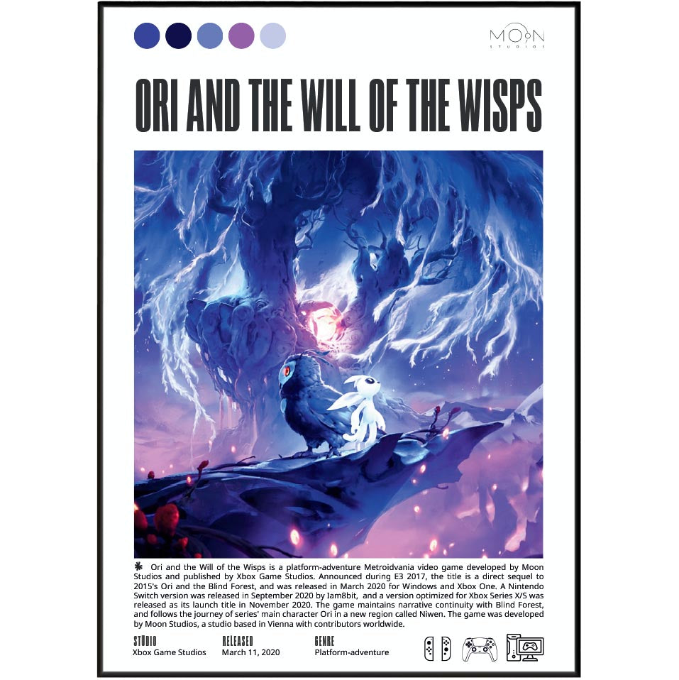 Ori and the Will of the Wisps | Video Game Posters